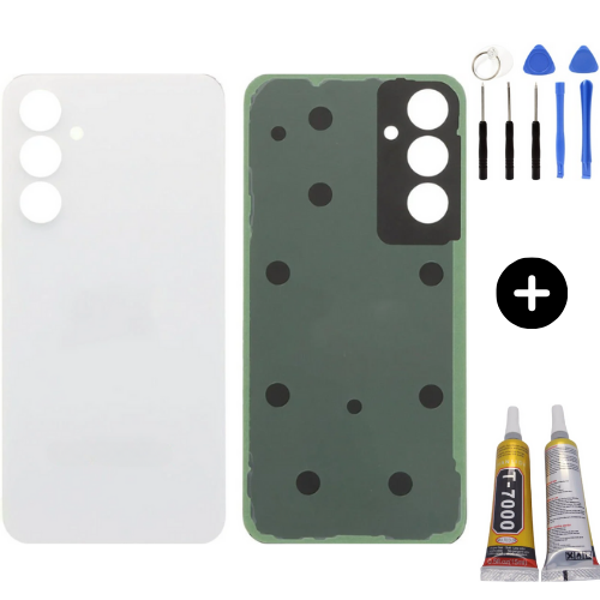 Samsung A54 5G SM-A546e Uyumlu Arka Pil Kapağı Beyaz + Montaj Seti - Image 1