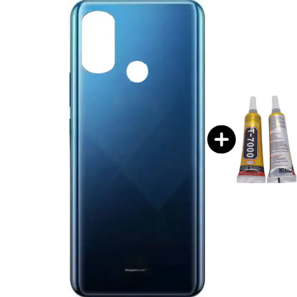 İnfinix Hot 9 Play Uyumlu Arka Kapak Mavi + B7000 - Image 1