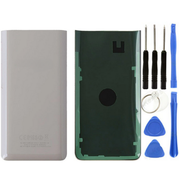 Samsung A80 SM-A805F Uyumlu Arka Pil Kapağı Beyaz + Tamir Seti - Image 1