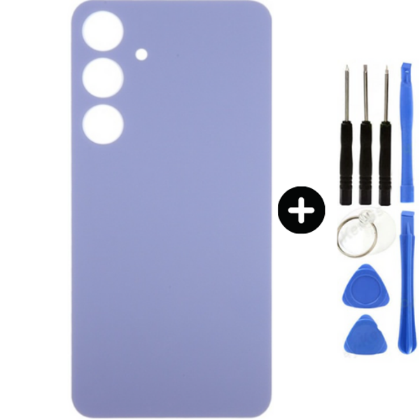 Samsung S24 Plus SM-S926 Uyumlu Arka Pil Kapağı Gri + Tamir Seti - Image 1