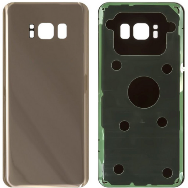 Samsung S8 SM-G950 Uyumlu Arka Pil Kapağı Gold - Image 1