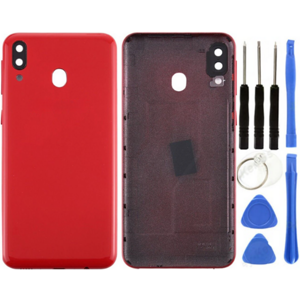 Samsung M20 SM-M205 Uyumlu Arka Pil Kapağı Kırmızı + Tamir Seti - Image 1