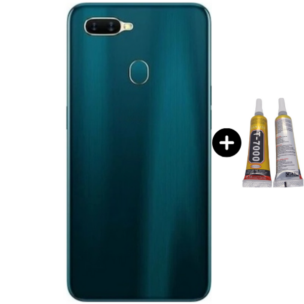 Oppo AX7 Uyumlu Arka Pil Kapağı Yesil + B7000 - Image 1