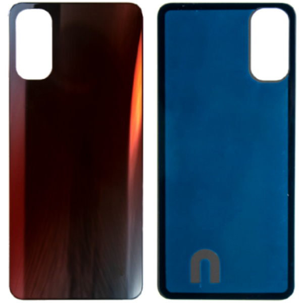 Oppo Reno 4 Uyumlu Arka Pil Kapağı Kırmızı  - Image 1