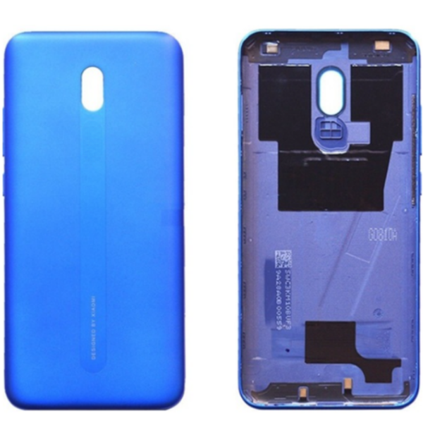 Redmi 8A Uyumlu Full Kasa Arka Pil Kapağı Mavi - Image 1