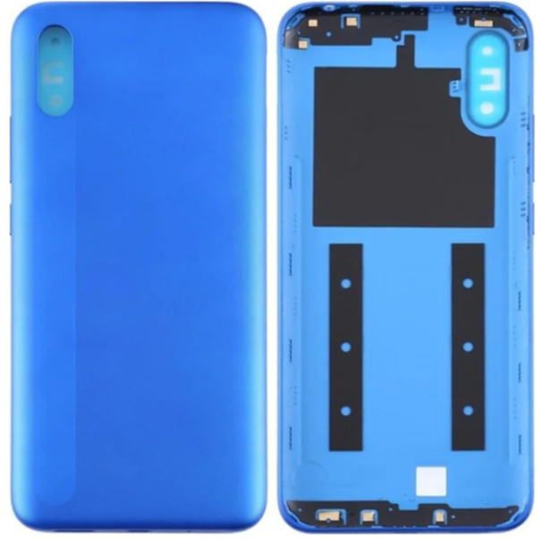 Redmi 9A Uyumlu Full Kasa Arka Pil Kapağı Mavi - Image 1