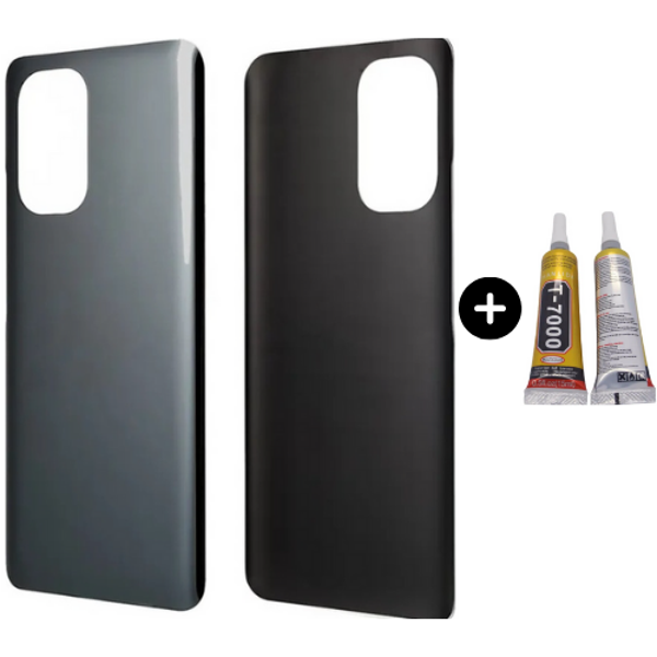 Redmi K40 Uyumlu Arka Pil Kapağı Siyah + B7000 - Image 1