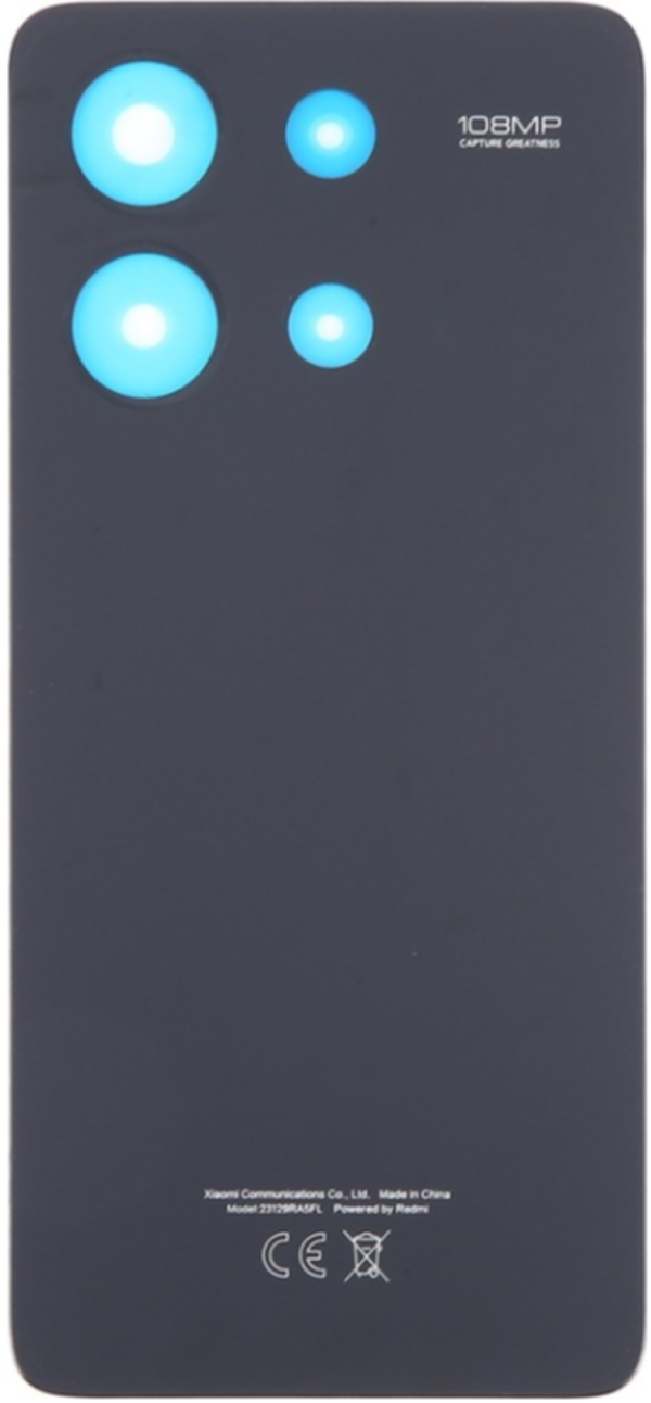 Redmi Note 13 Uyumlu Arka Pil Kapağı Siyah - Image 1