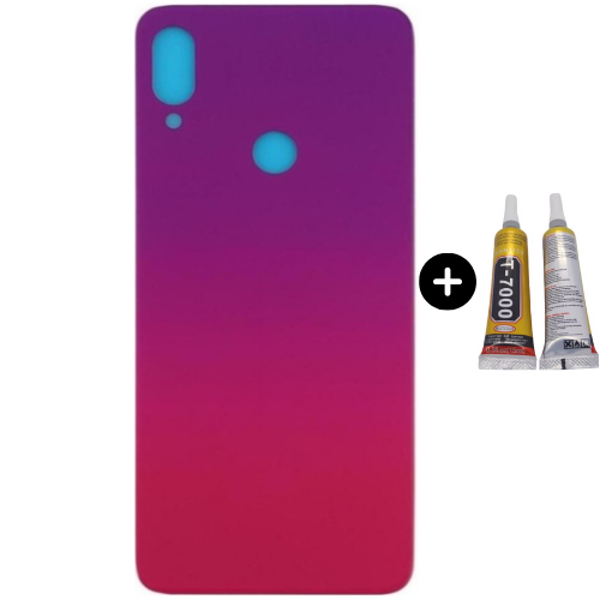 Redmi Note 7 Uyumlu  Arka Pil Kapağı Kırmızı + B7000 - Image 1