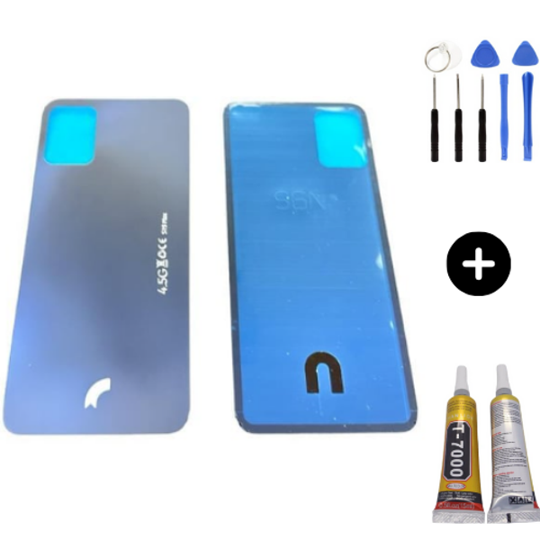 Reeder S19 Max Uyumlu Arka Pil Kapağı Gri + Montaj Seti - Image 1