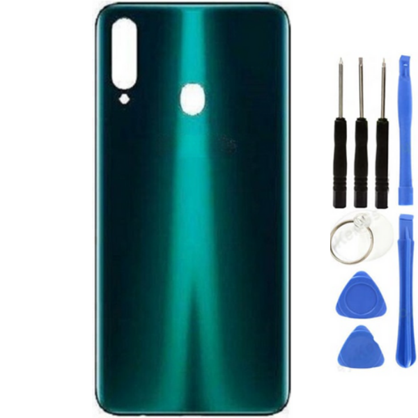 Samsung A20S SM-A207 Uyumlu Arka Pil Kapağı Yeşil + Tamir Seti - Image 1