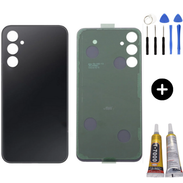 Samsung A34 Uyumlu Arka Pil Kapağı Siyah + Montaj Seti - Image 1