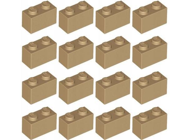 50 Adet 1X2 Koyu Krem Tuğla Duvar Parçası - 50 piece 1X2 Dark Tan Brick Parts - Image 1