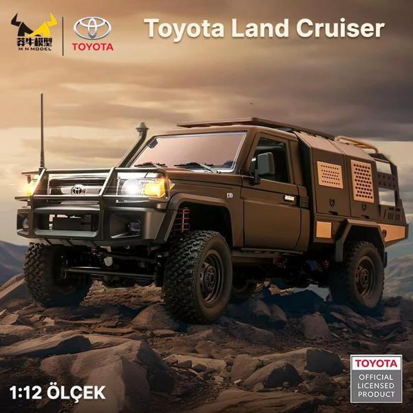 MN Model MN82S 1/12 Supertourer Toyota Land Cruiser LC79 4WD RC Model Uzaktan Kumandalı Araba Crawler Offroad Truck RTR - Image 1
