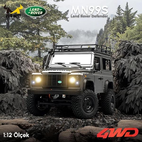 MN Model MN99S V2 1/12 Land Rover Defender 4WD RC Model Crawler Offroad Uzaktan Kumandalı Araba Truck RTR LisanslıMN-99S - Image 1