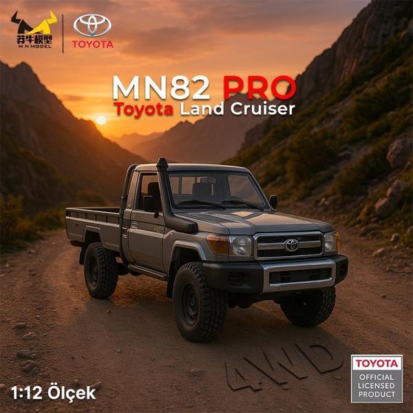 MN Model MN82 Pro 1/12 Toyota Land Cruiser LC79 4WD RC Model Crawler Offroad Truck Uzaktan Kumandalı Araba RTR Lisanslı - Image 1