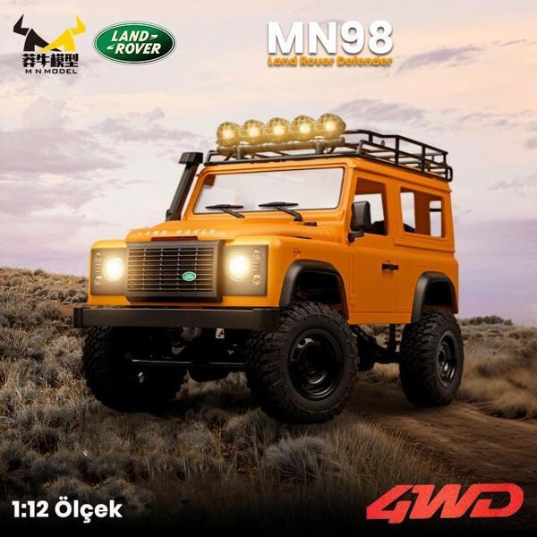 MN Model MN98 V2 1/12 Land Rover Defender D90 4WD RC Model Crawler Offroad Uzaktan Kumandalı Araba Truck RTR Lisanslı - Image 1