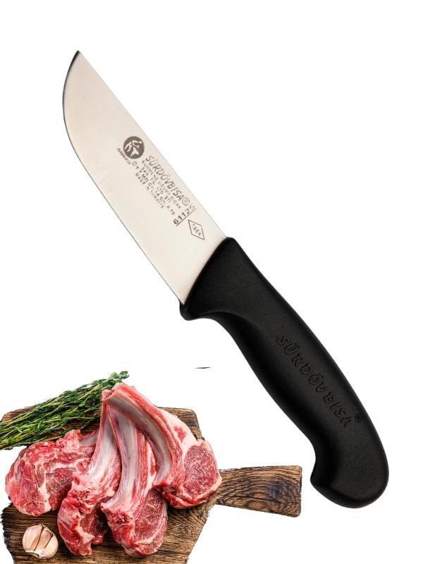 Sürdövbisa F61125 Pilastik Pimsiz Sap Kasap Bıçağı (Deri Yüzme) - Image 1