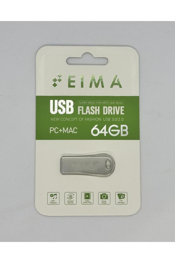 USB FLASH DRİVE 64 GB SUPER SPEED USB 3.0/2.0 PC+MAC UYUMLU USB BELLEK - Image 1