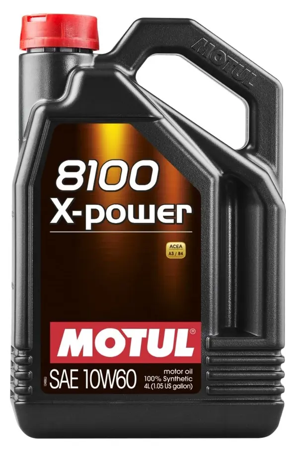 Motul 8100 X-Power 10W-60 Tam Sentetik Motor Yağı 4 L - Image 1