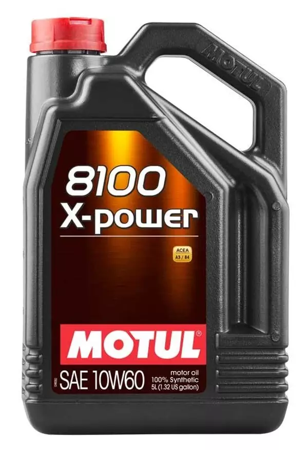 Motul 8100 X-Power 10W-60 Tam Sentetik Motor Yağı 5 L - Image 1