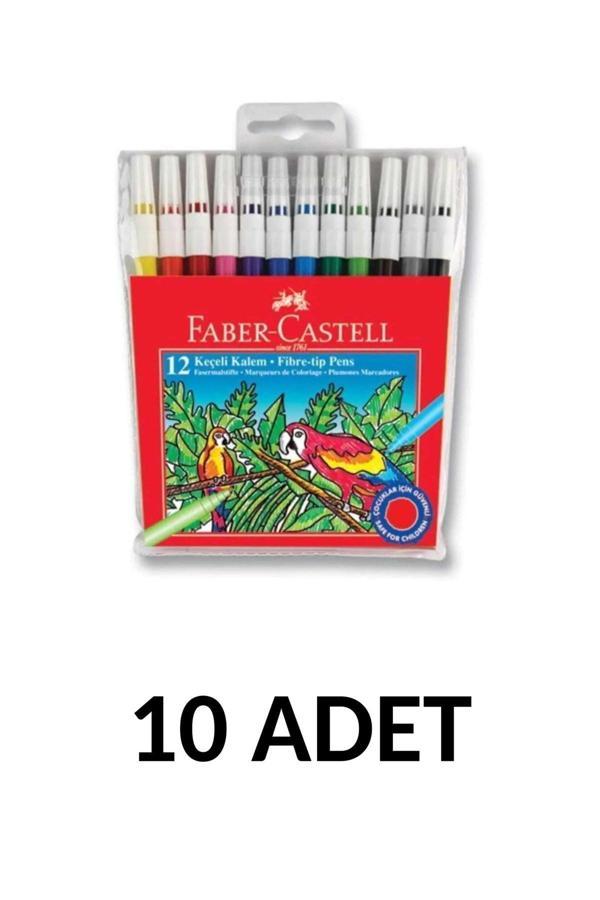 10 Adet Yıkanabilir Keçeli Kalem 12li - Image 1