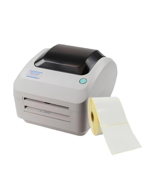XP-470B USB Barkod Yazıcı + 1 Adet 100X100 (500 Sarımlık) Termal Etiket - Image 1