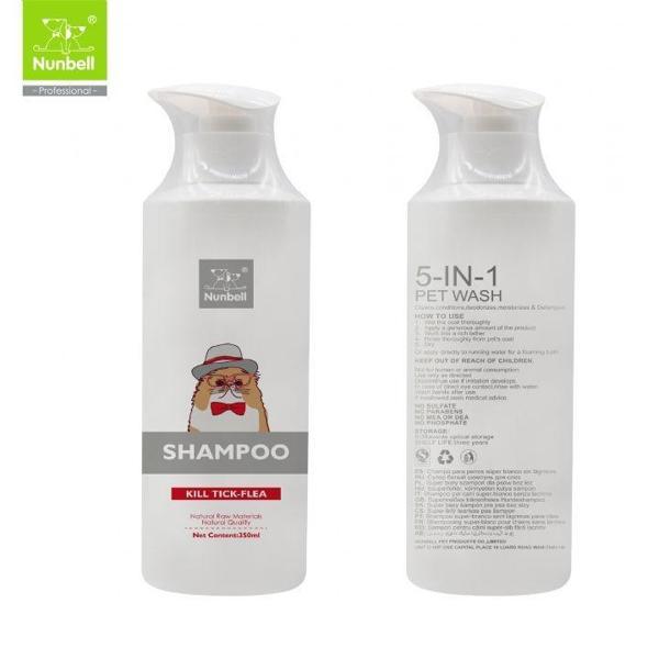 Nunbell Bit Pire Kovucu Kedi Şampuanı 350 ml - Image 1