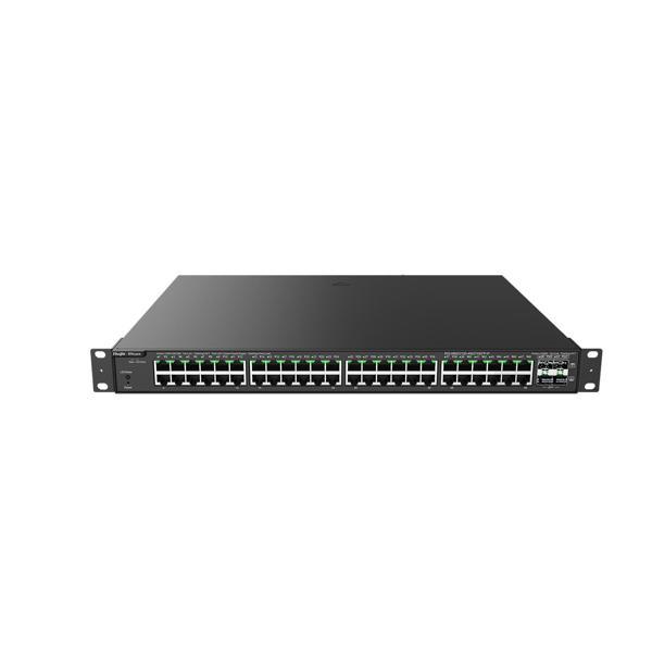Ruijie Reyee RG-NBS3100-48GT4SFP-P 48 Port Gigabit 4X1 GB SFP Uplink 370W Yönetilebilir Rackmount PoE Switch - Image 1
