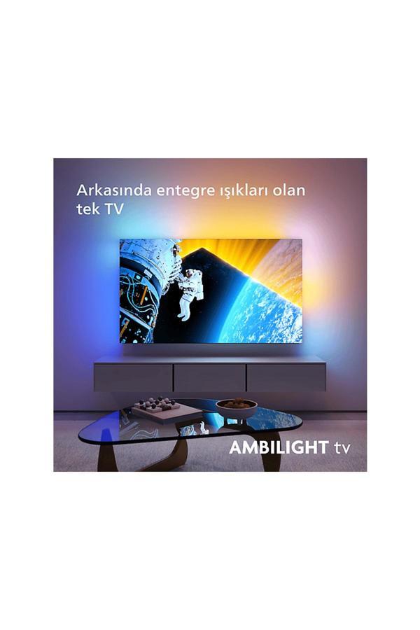 55OLED809/12 55 inç 139 Ekran Uydu Alıcılı Smart 4K UHD Dolby Vision Dolby Atmos Google Ambilight TV - Image 1