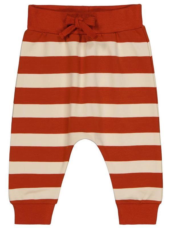 Civil Baby Kalın Çizgi Empirme 6-18 Ay Eşofman Altı - Turuncu6-9 Ay - Image 1