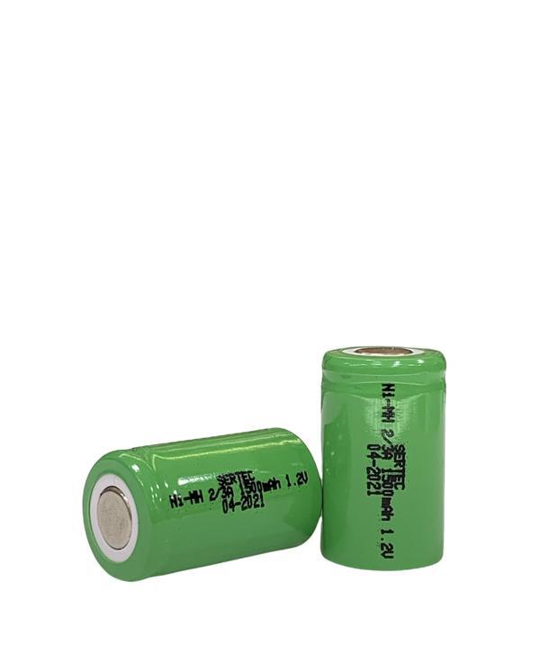 1.2V 1200 Mah - 2/3A - Ni-MH Şarjlı Pil - Başsız / Flat Head - Image 1