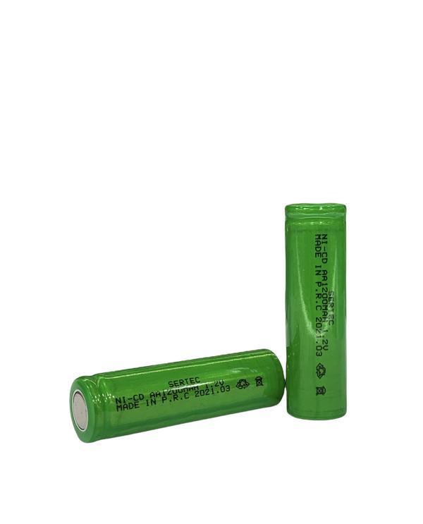 1.2V 1200 Mah - AA - Ni-Cd Şarjlı Pil - Başsız / Flat Head - Image 1
