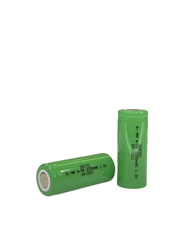 1.2V 2200 Mah - 4/5A - Ni-MH Şarjlı Pil - (Başsız / Flat Head) - Image 1