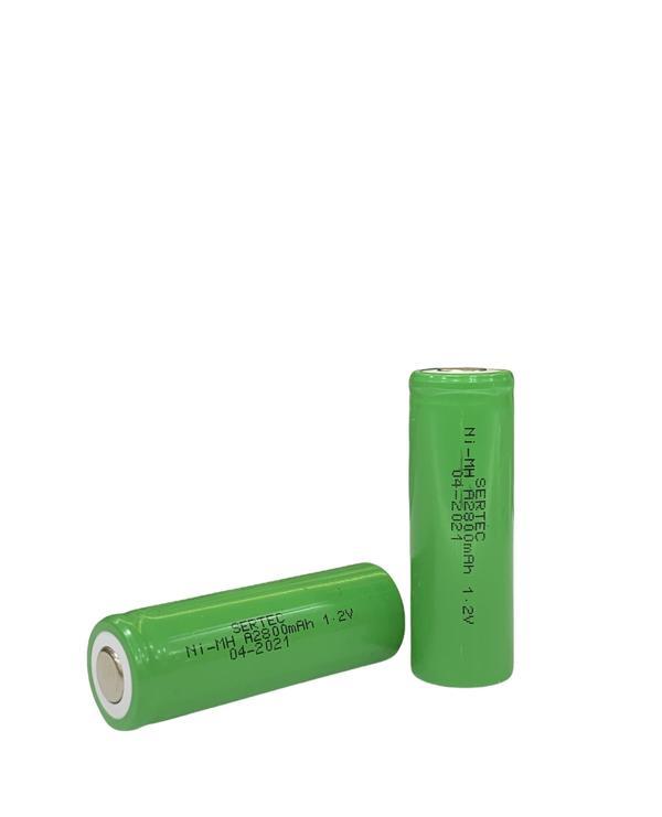 1.2V 2800 Mah - A Size - Ni-MH Şarjlı Pil - Başsız / Flat Head - Image 1