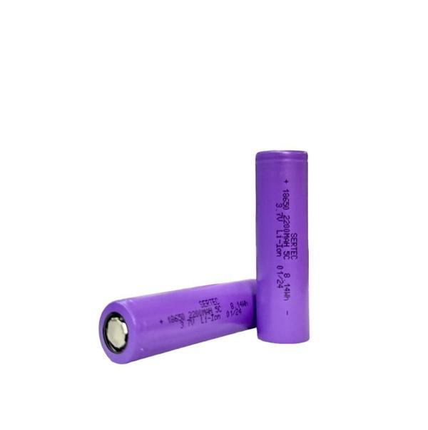 18650 3.7V 2200 Mah 5C Li-Ion Şarjlı Pil - Image 1