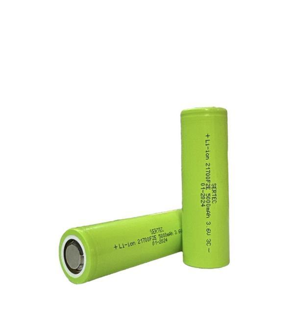 INR21700 3.7V 5000 mah 3C Li-ion Şarjlı Pil - Image 1