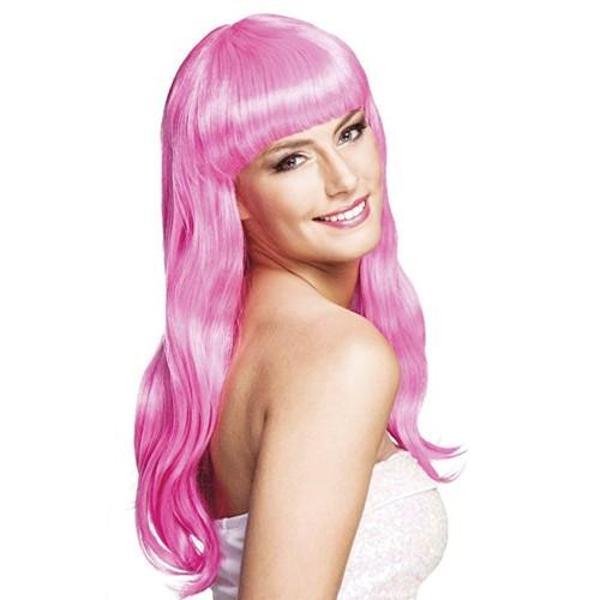 Soft Pembe Uzun Parti Peruğu - Image 1