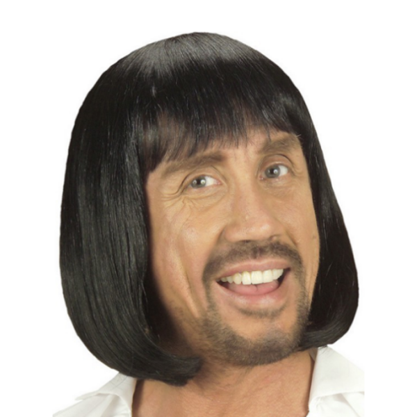 Ortaçağ Peruğu Kısa Siyah - Image 1