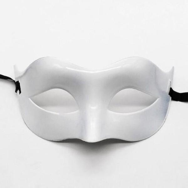Beyaz Renk Masquerade Kostüm Partisi Venedik Balo Maskesi - Image 1