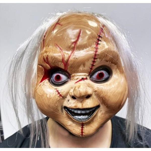 Beyaz Saçlı Chucky Maskesi - Image 1