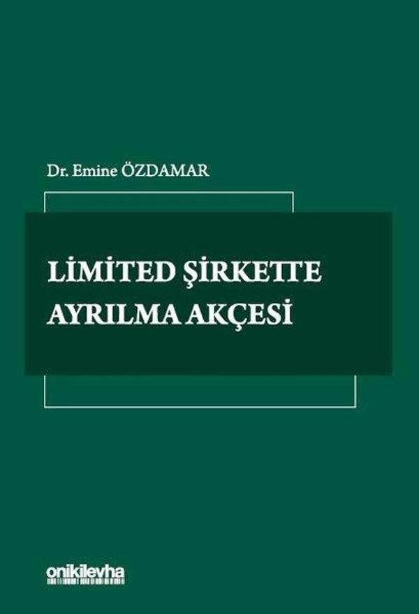 Limited Şirkette Ayrılma Akçesi - On İki Levha Yayıncılık - Image 1