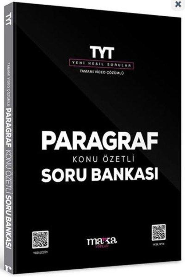 2025 TYT Paragraf Konu Özetli Yeni Nesil Soru Bankası Tamamı Video Çözümlü - Marka Yayınları - Image 1
