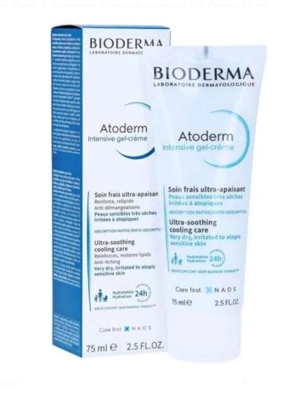 Bioderma Atoderm Intensive Gel Creme 75 ml - Nemlendirici Krem - Image 1