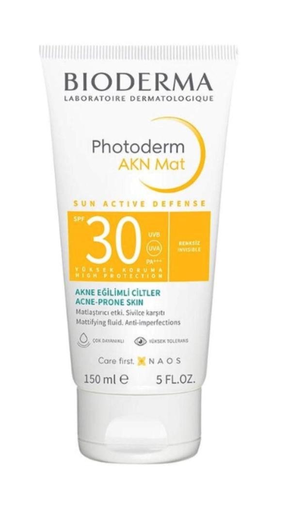Bioderma Photoderm AKN Mat Spf30+ Güneş Koruyucu Krem 150 ml - Image 1