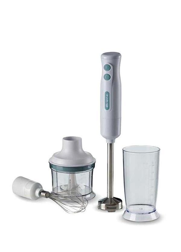 Ariete Breakfast Paslanmaz Çelik Bıçaklı Beyaz El Blender Seti - Image 1