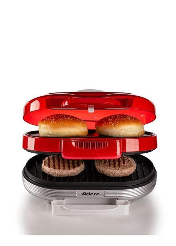 Ariete Party Time Kırmızı Hamburger Makinesi - Image 1