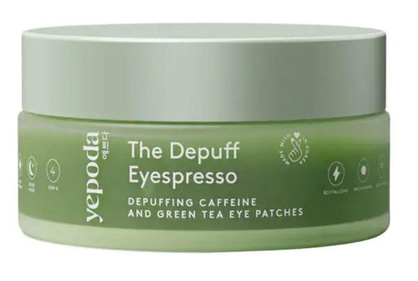 Yepoda The Depuff Eyespresso – Şişlik Azaltıcı Kafein ve Yeşil Çay Göz Maskeleri 90g - Image 1