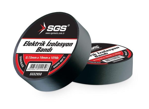 ELEKTRİK İZOLASYON BANDI / SİYAH / 19MM X 10 YRD - Image 1
