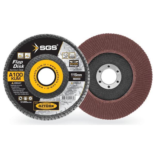 115mm Flap Disk 100 Kum (Aluminium Oxide) - Image 1